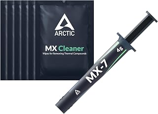ARCTIC MX-7 (4 g, incl. MX-Cleaner) - Ultimate Performance Thermal Paste | For CPU, consoles, processors, graphics cards, laptops, high conductivity, long life, non-conductive&capacitive