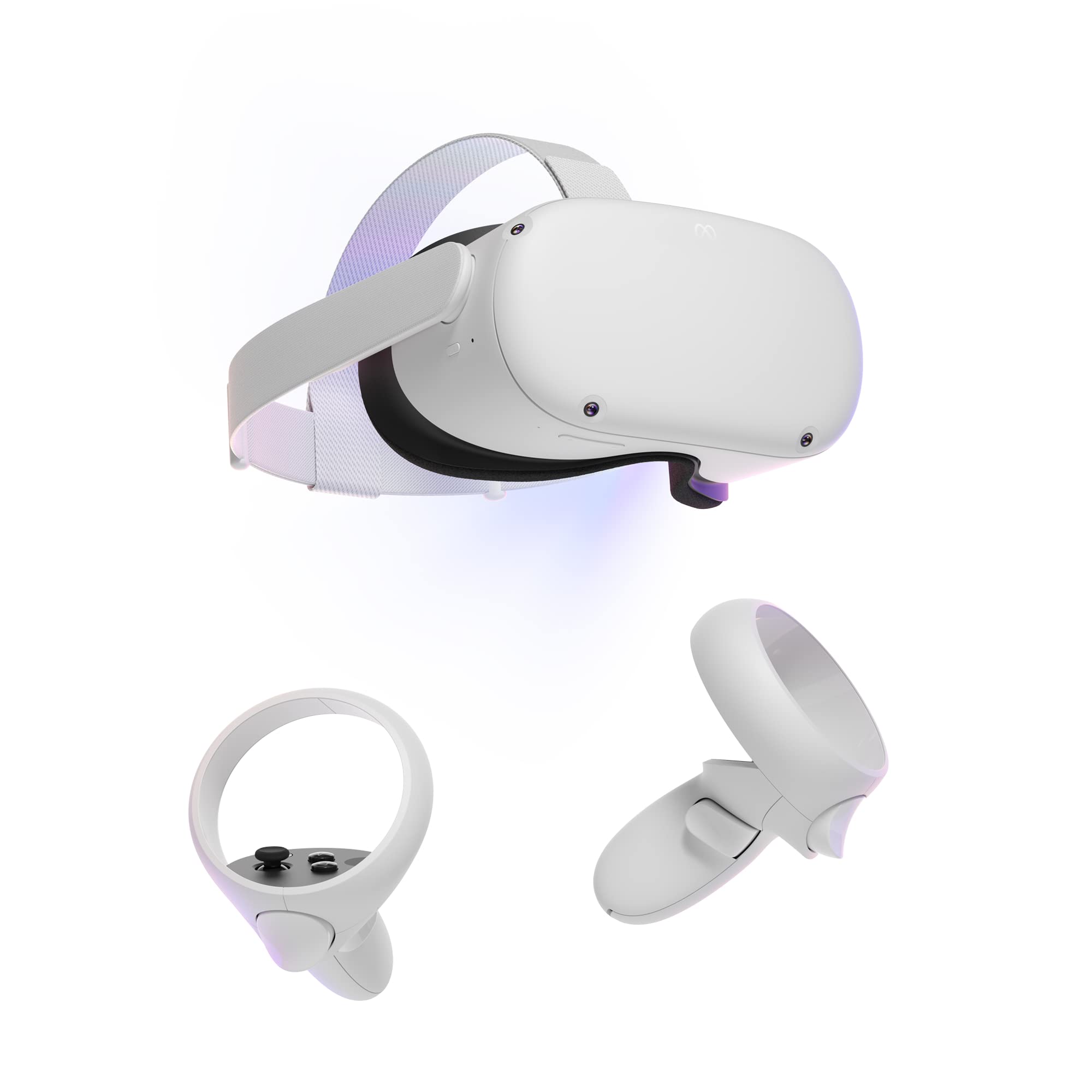 Meta Quest 2 — Advanced All-In-One Virtual Reality Headset — 128 GB (Renewed) Wh
