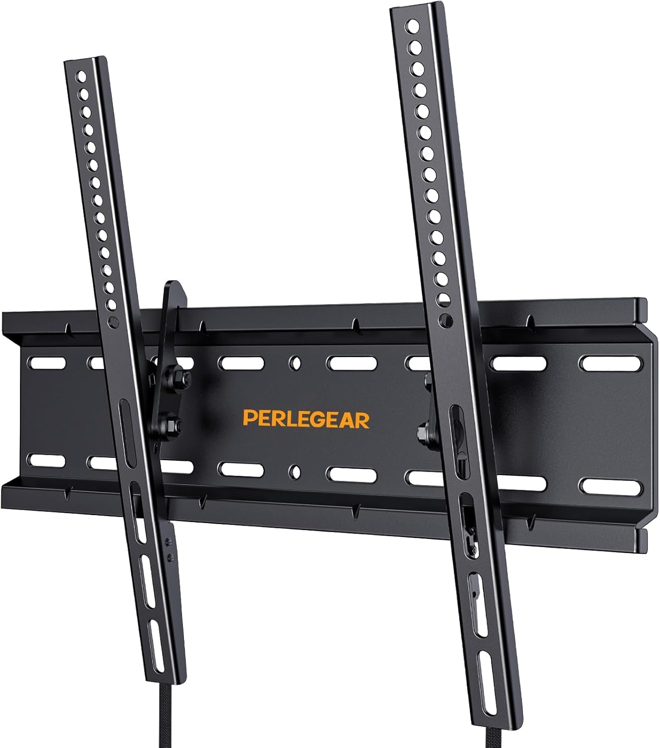 Perlegear Tilt TV Wall Bracket for 26-60 inch TVs up to 52kg | 30mm Low Profile 