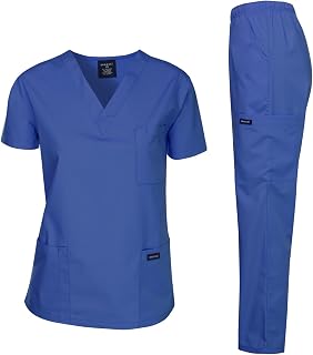 Dagacci Scrub Set for Women and Men Top and Pants