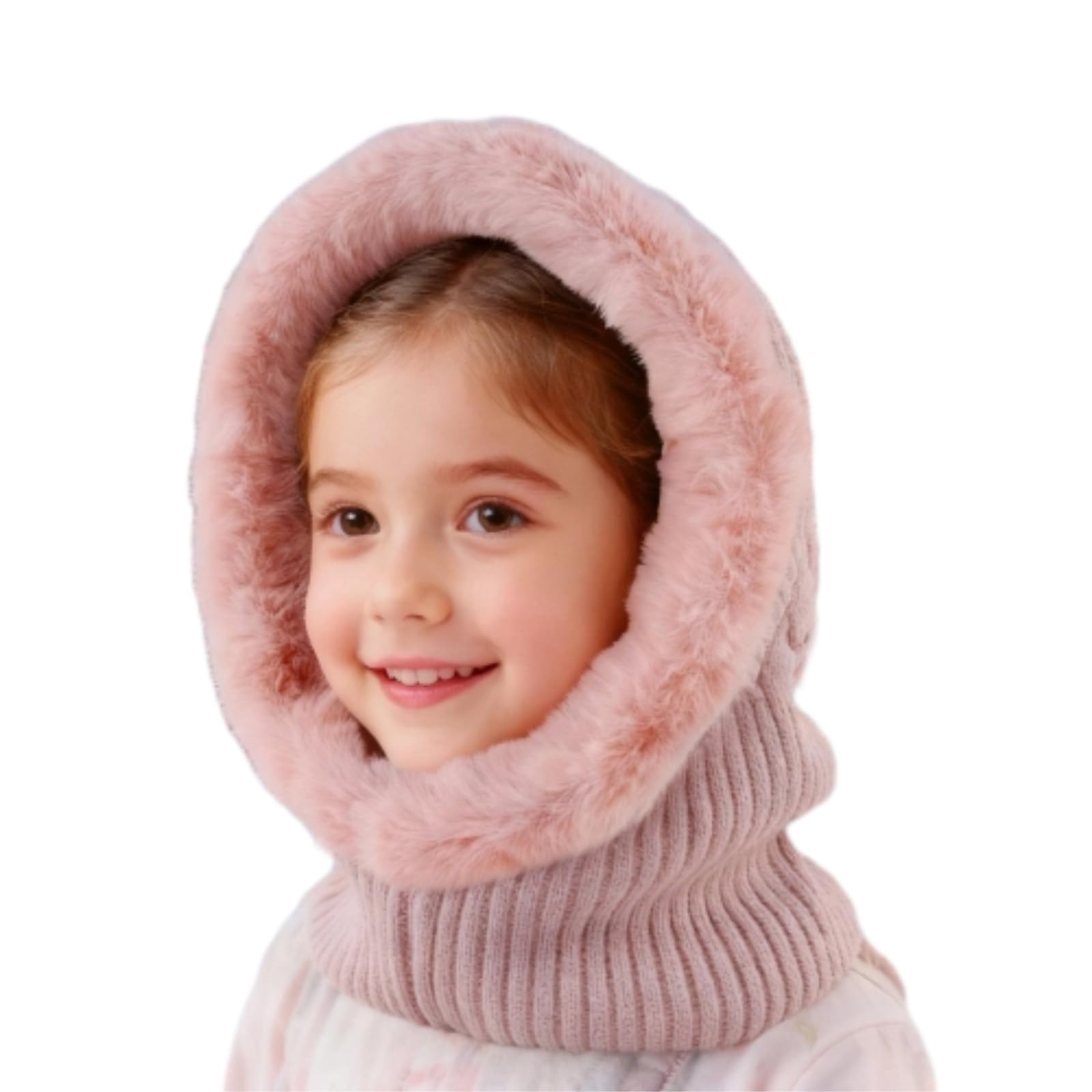 Bamery Winter Kids Balaclava Hat 4-13 Years Boys Girls Knitted Warm Neck Head Co