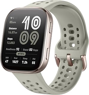Amazfit Bip 6 Smart Watch 46mm, 14 Day Battery, 1.97" AMOLED Display, GPS & Free Maps, AI, Bluetooth Call & Text, Health, Fitness & Sleep Tracker, 140+ Workout Modes, 5 ATM Water-Resistance (Renewed)