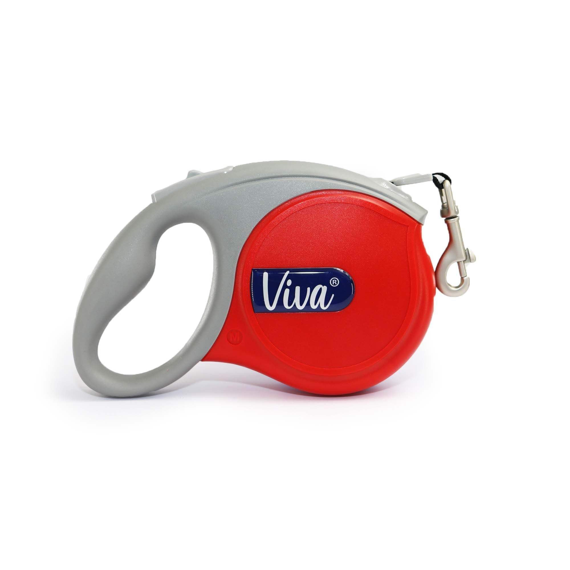 Ancol Viva Retractable Cable 5 m Red