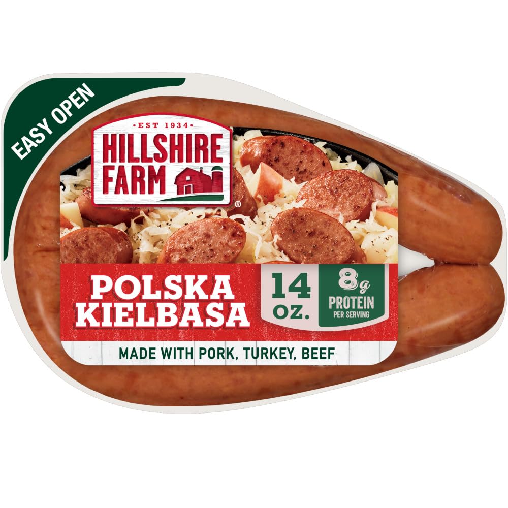Hillshire Farm Polska Kielbasa Smoked Sausage, 14 Oz. | Fully cooked; ready in m