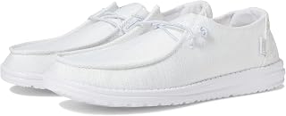 Hey Dude Women's Wendy Glitter Moc Toe Shoes, Cloud Powder, 43 EU / UK 9