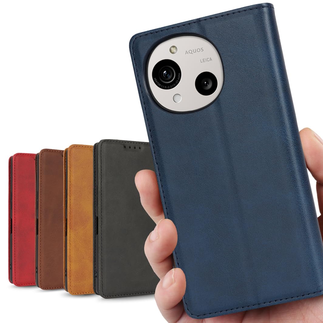 AQUOS R10 Case, Leather Style, AQUOS R10, SoftBank SH-51F, Docomo SIM Free, Full