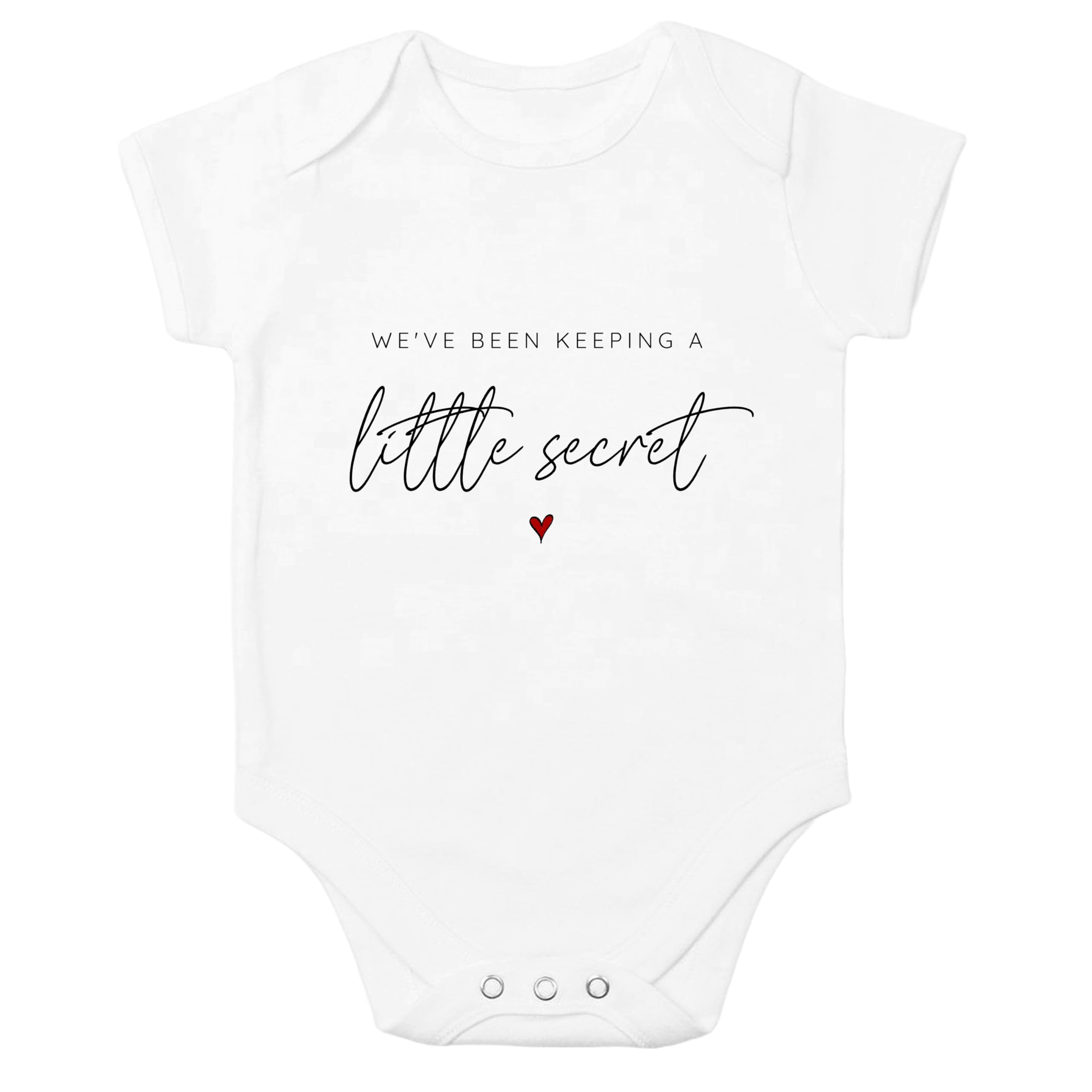 allaboutthebump We've been keeping a Little secret | Baby Announcement Vest Body