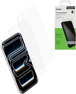 Belkin TemperedGlass Screen Protector for iPhone 18 Pro / 17 Pro (Pack of 2