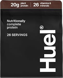 Huel Complete Protein Powder | 26 Servings | Chocolate Fudge Brownie | 20g Protein Per Serving | Gluten-Free | No Soy | Plant-Based Vegan Protein Powder