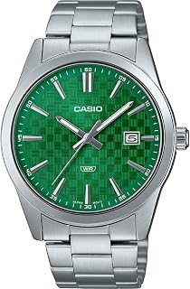 Casio MTP-VD02B-1EUDF - Orologio da polso da uomo, quadrante nero