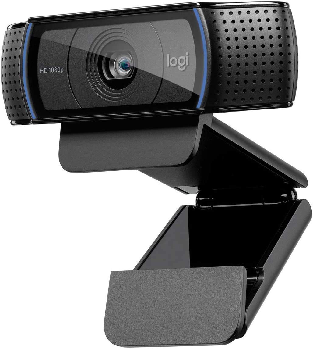 Logitech C920e / C920 HD Webcam, Full HD 1080p Video Calling and Recording, Dual