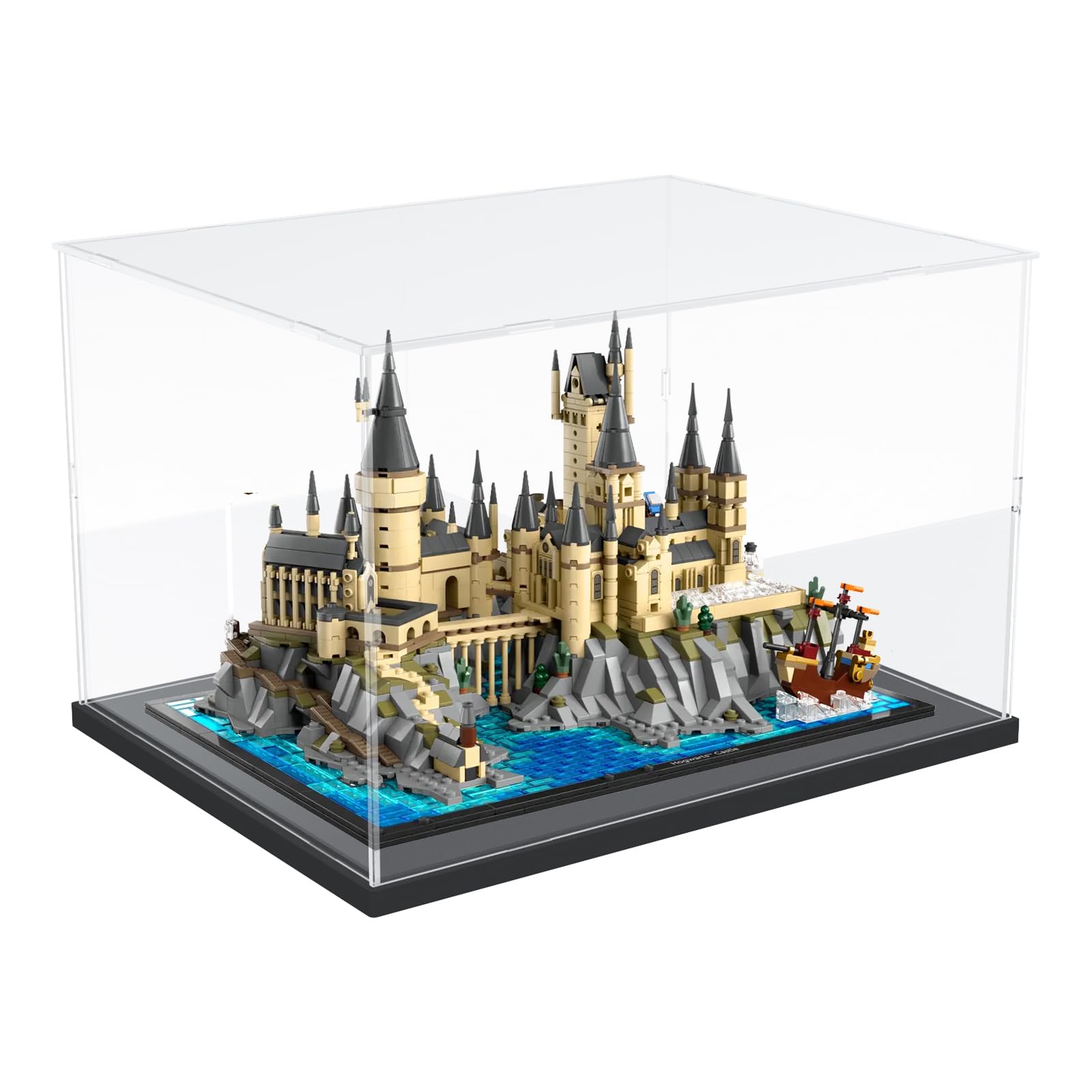 Choowin Acrylic Display Case for Lego Hogwarts Castle and Grounds 76419 Himeji C