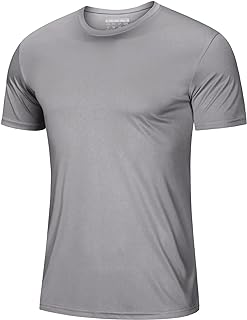 MAGCOMSEN Men's Short Sleeve UPF 50+ T-Shirt Quick Dry Workout Athletic Running Swim Tops Tee Rash Guard Performance Shirts