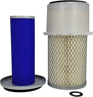 XYZIL Outer Inner Air Filter Set Compatible with John Deere AM108184 AM108185 655 755 855 955 3215A 3225B F1145 F912 F915 F925 F932 Tractor Primary Secondary