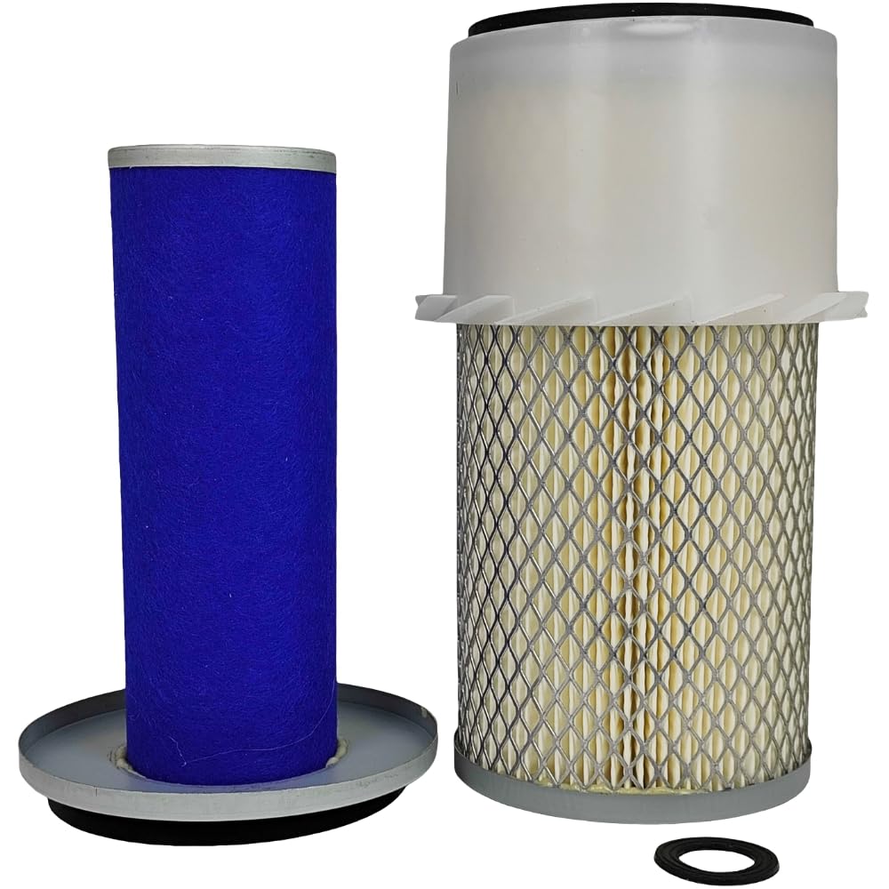 XYZIL Outer Inner Air Filter Set Compatible with John Deere AM108184 AM108185 65