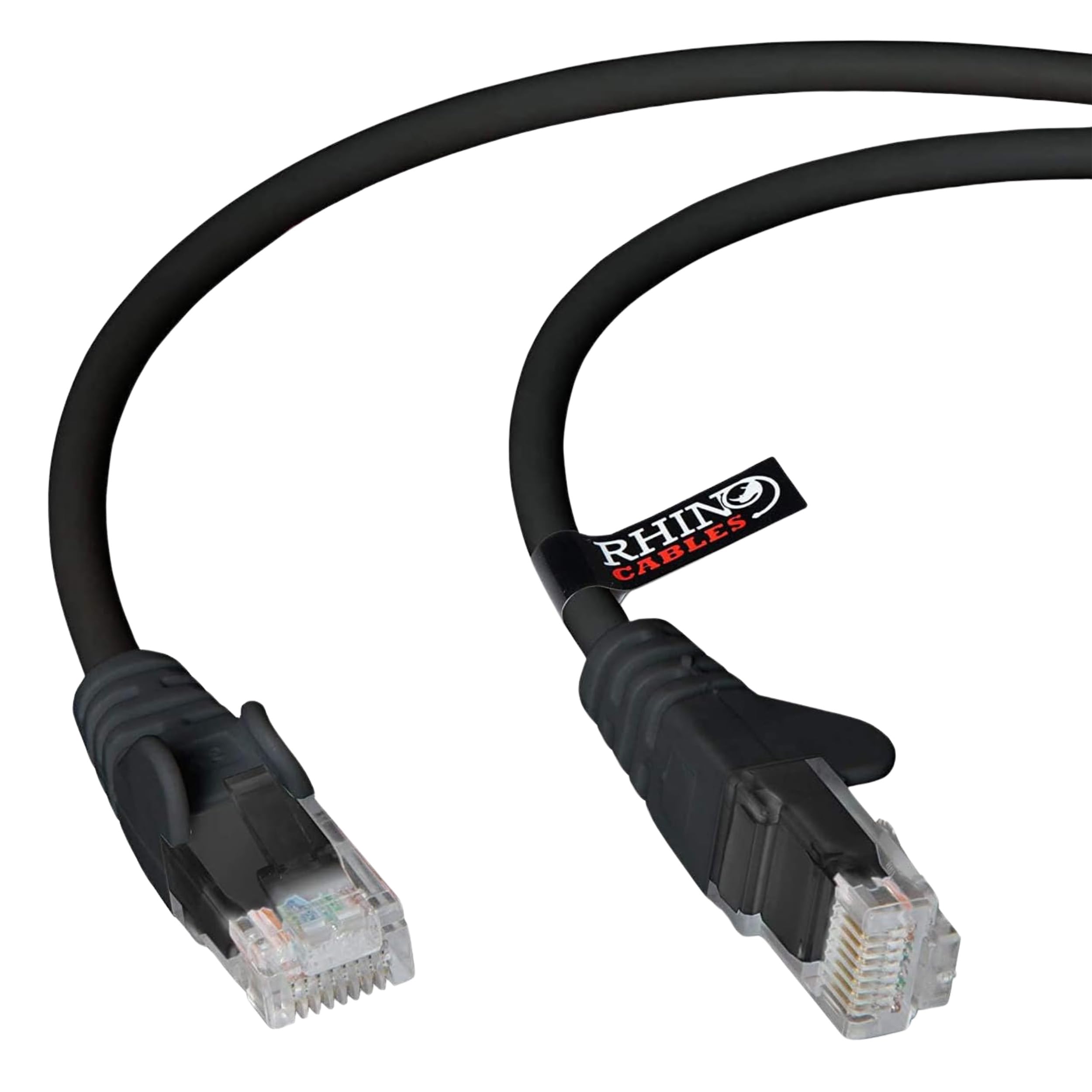 rhinocables CAT 6 High-Speed Gigabit Ethernet Cable - Patch Network Lead for LAN