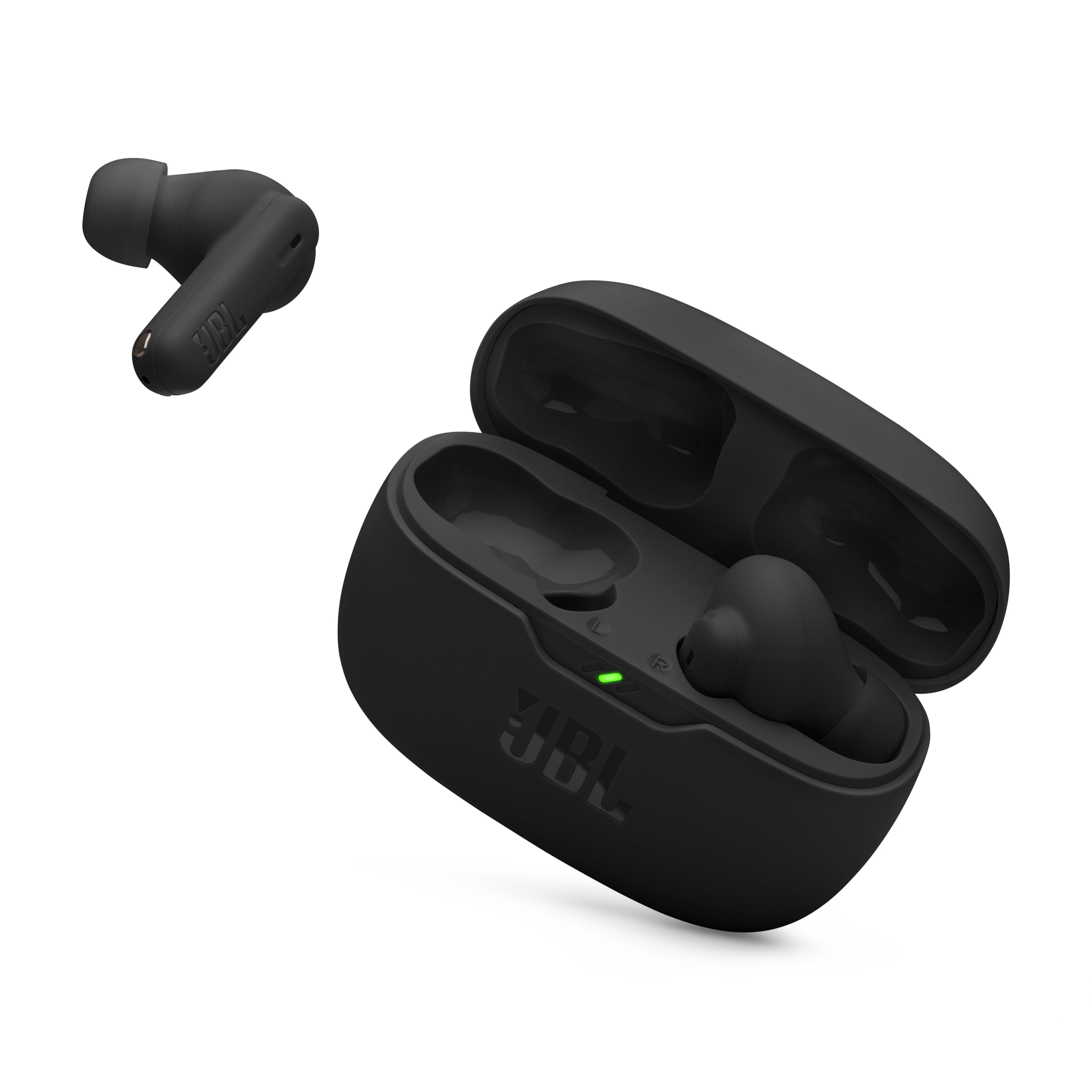 JBL Vibe Beam 2 - Noise Cancelling Earbuds - Black | JBL Pure Bass sound, Active