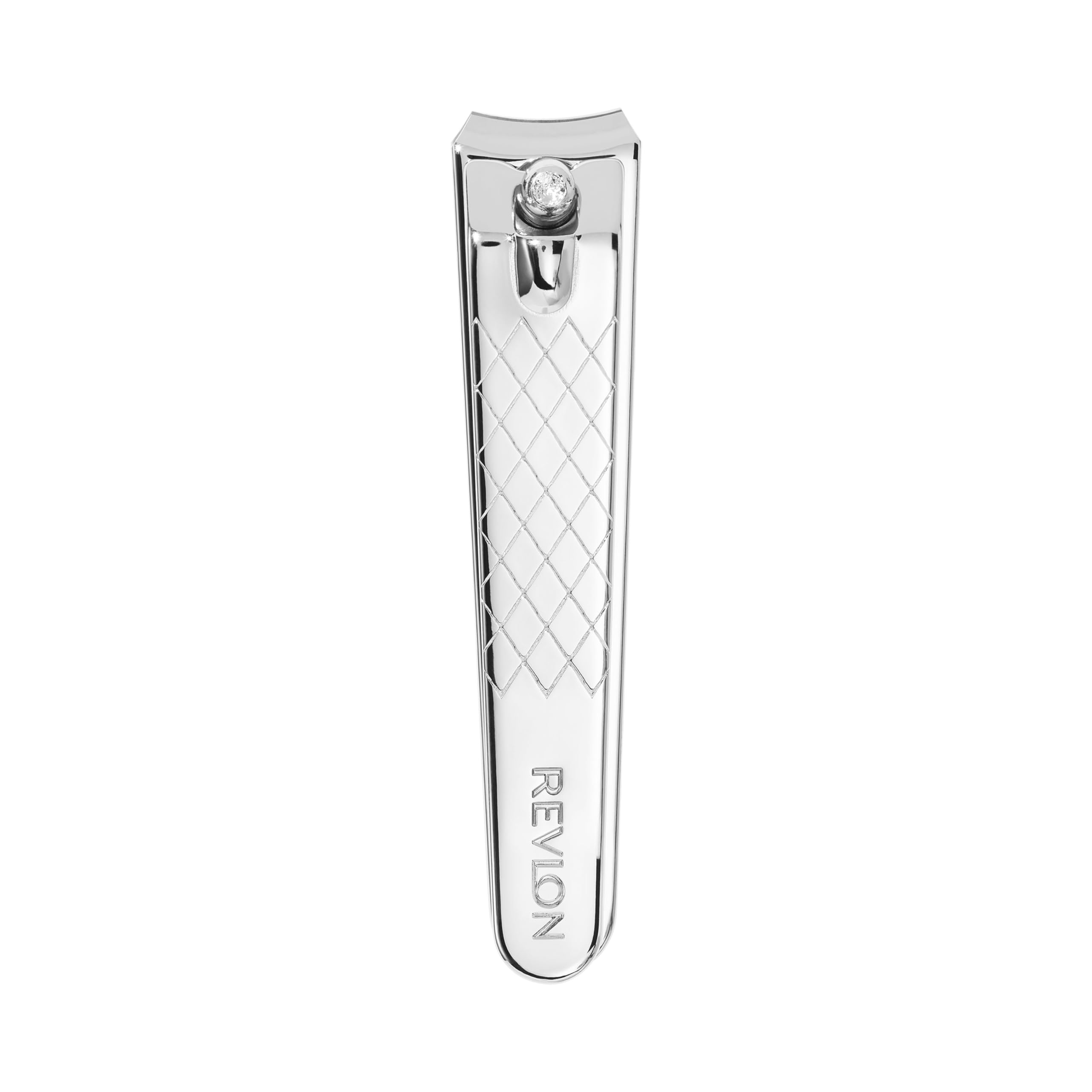 Revlon Nail Clipper with File, Silver, 1 Count | Nail clipper with file and curv