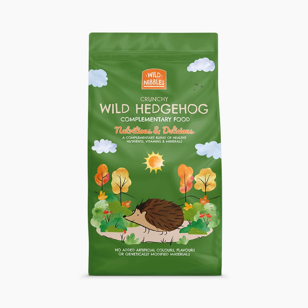 Wild Nibbles Crunchy Hedgehog Food - Premium Vitamin Enriched Wild Hedgehog Bisc