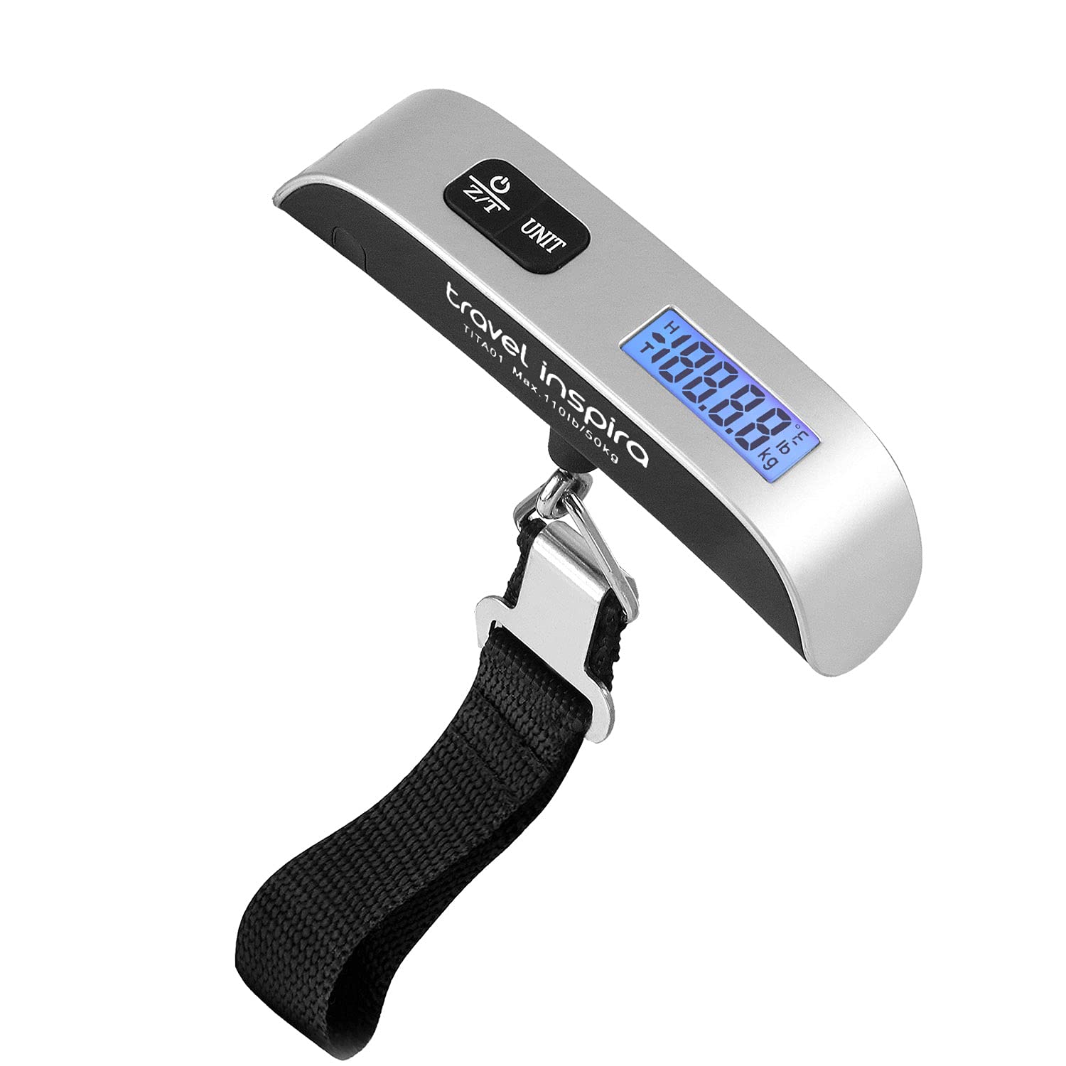 travel inspira Digital Luggage Scale – Portable Hanging Suitcase Weight Scale fo