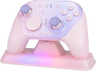 Mobapad Chitu2 HD Switch 2 Wireless Controller, TMR Glide Joysticks [ZERO Drift], Charging Dock, HD Rumble, NFC, Turbo, Programming, Mechanical Buttons - Gamepad for Nintendo Switch/Switch 2 & Windows