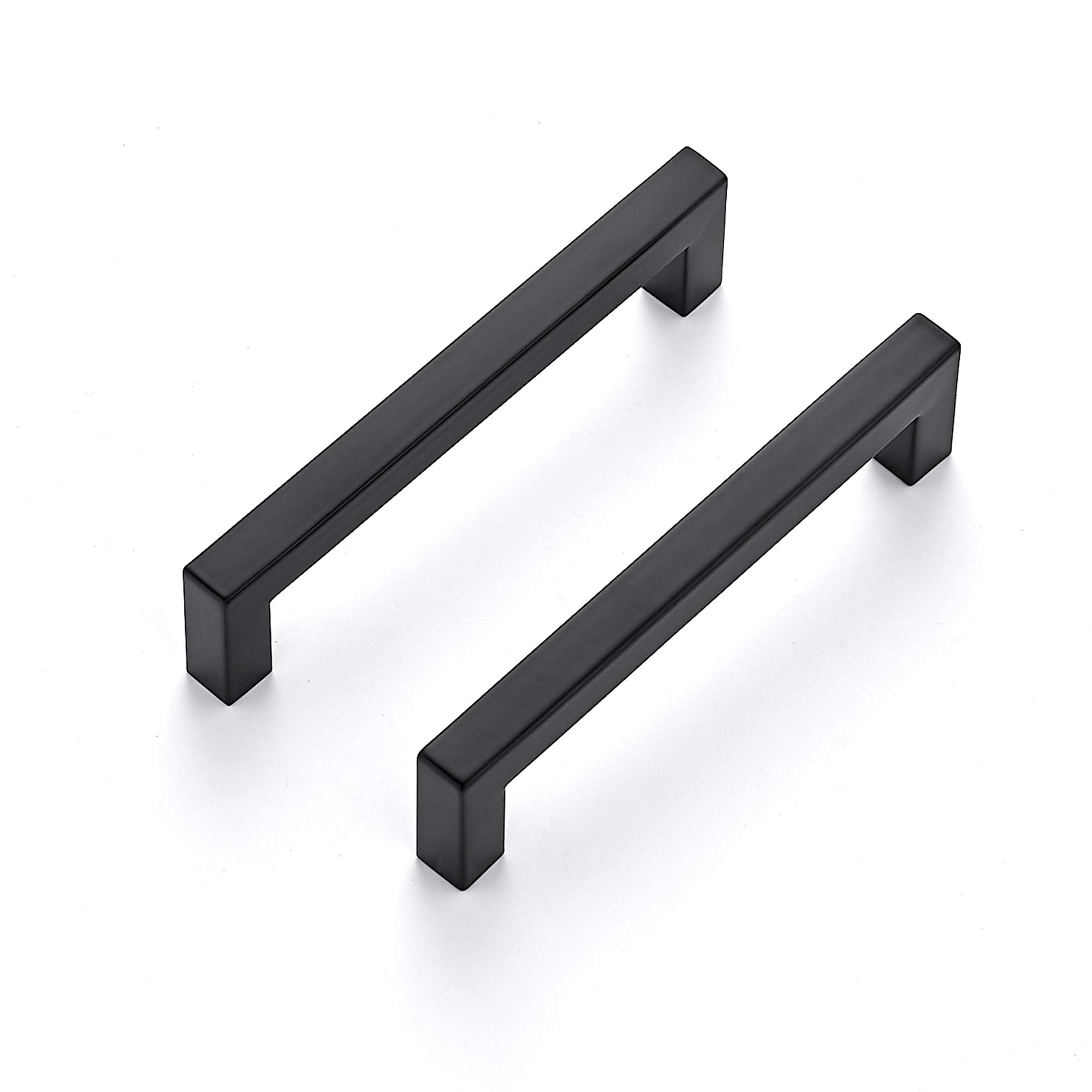 Ravinte Matte Black Square Cabinet Handles Drawer Pulls,5 Inch,30 Pack | Screws 