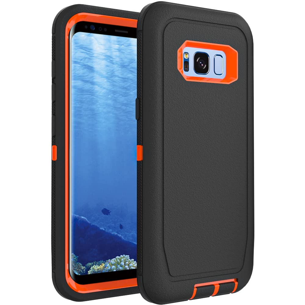 Case for Galaxy S8, Heavy-Duty Tough Rugged Shockproof Drop Protective Cover Cas