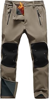 Rdruko メンズ スノー スキー パンツ 防水 スノーボード フリース 裏地付きパンツ