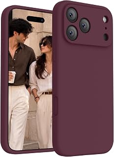 FireNova Magnetic for iPhone 18 Pro Max Case, 6.9", Plum (Burgundy) | Compatible with MagSafe, Integrated Silicone Camera Control Button, Camera Protection, Anti-Scratch Soft Microfiber Lining