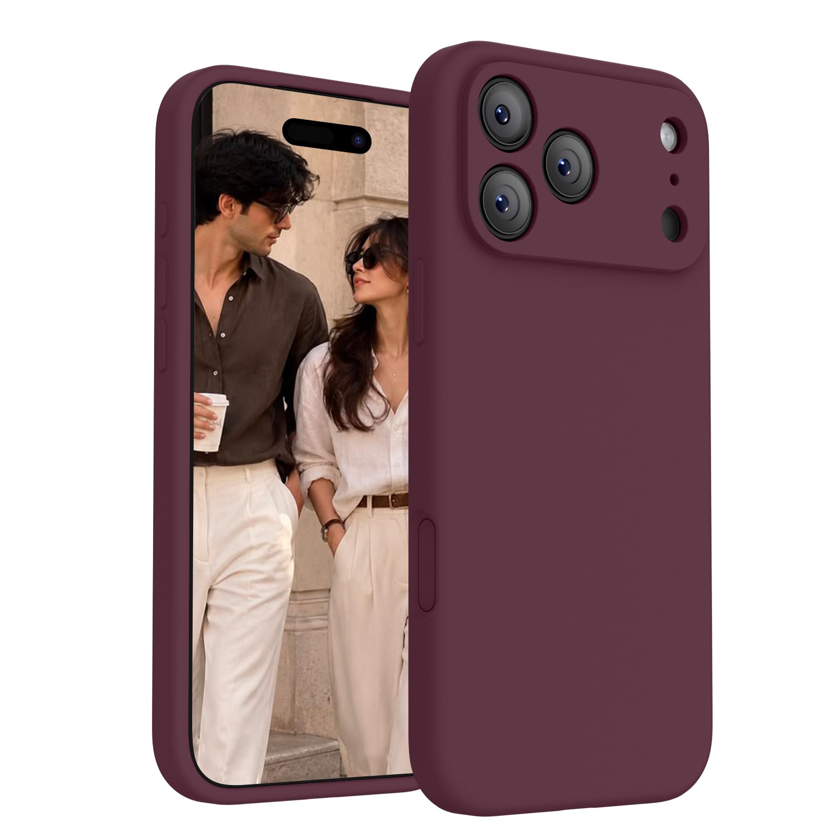 FireNova Magnetic for iPhone 18 Pro Max Case, 6.9", Plum (Burgundy) | Compatible