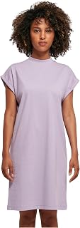 Build Your Brand Women's Ladies Turtle Extended Shoulder Dress