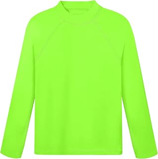 Roadbox Boys Toddler UPF 50+ Rash Guard Long Sleeve Swim Shirt