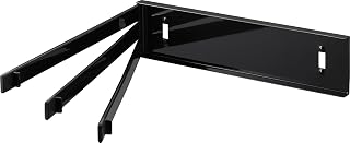 Yamazaki 2166 Film Hook, Cloth Hanger, Black, When in Use: Approx. W 9.6 x D 9.8 x H 2.4 inches (W 24.5 x D 25 x H 6 cm) (not including film hook), Tower, Dish Rack, Kitchen Storage, Floating Storage