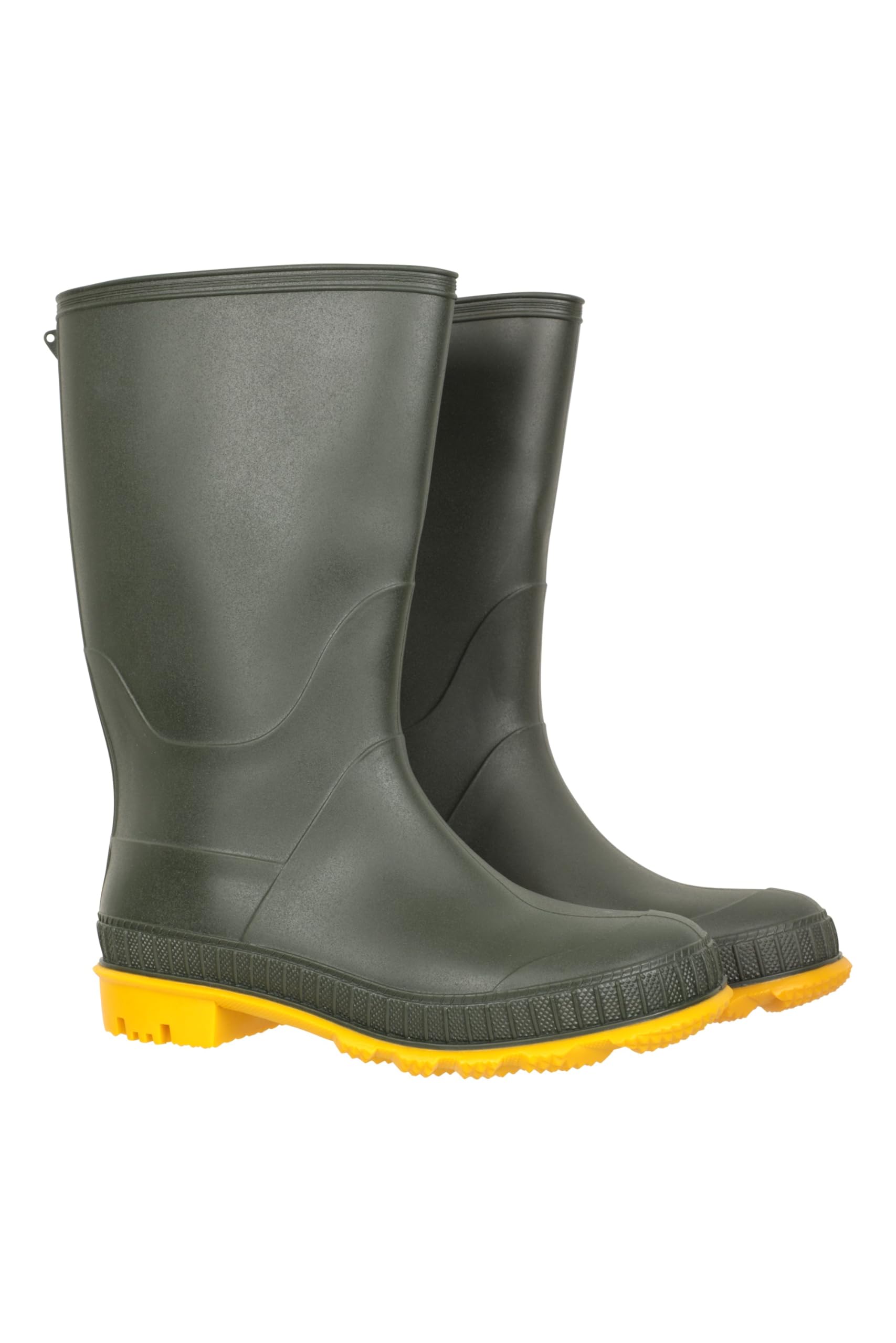 Mountain Warehouse Plain Children's Wellington Boots - PVC Rain Shoes for Outdoo