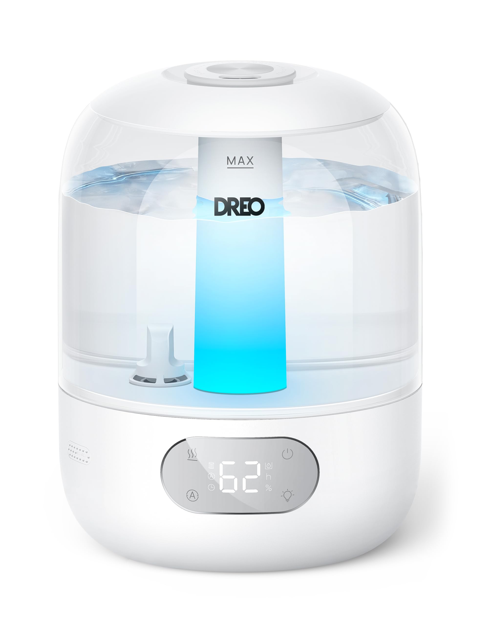 DREO 3L Humidifiers for Bedroom, 30H Runtime, 26 dB Quiet, New Edition | Easy to