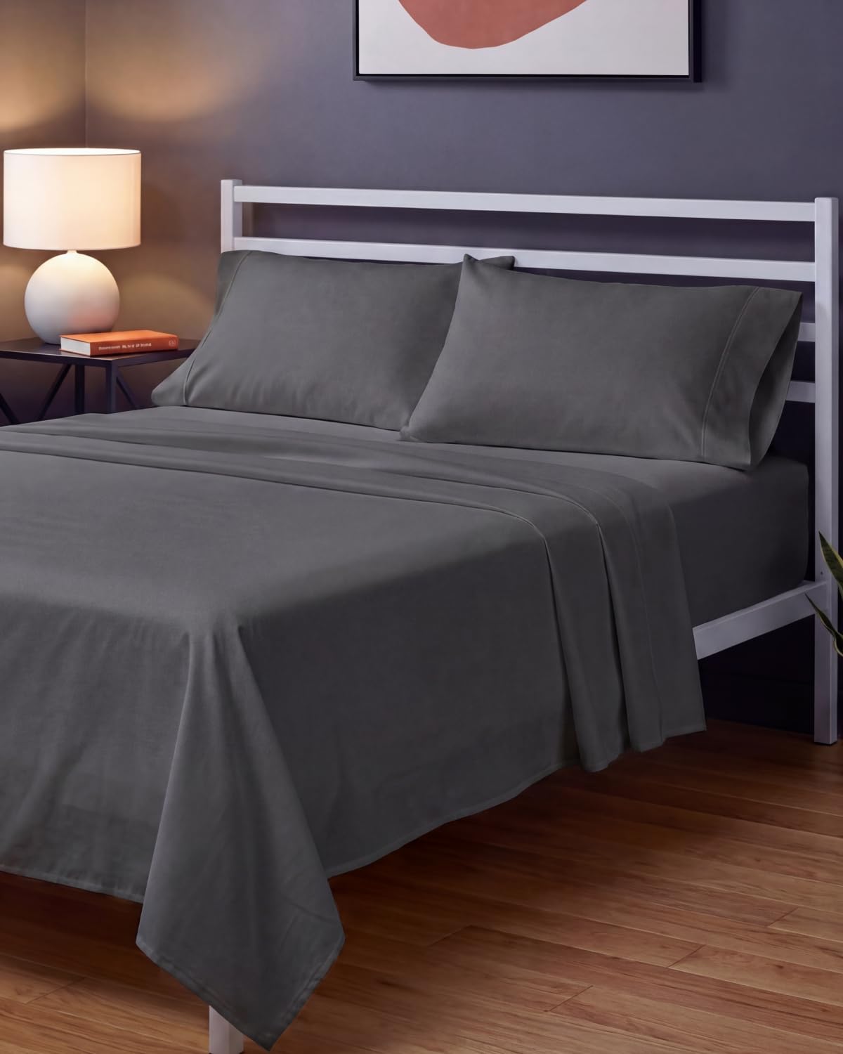 Sleepy Town King Size Bed Sheet Set - Extra Soft - Comfy & Cool - Easy Care - No