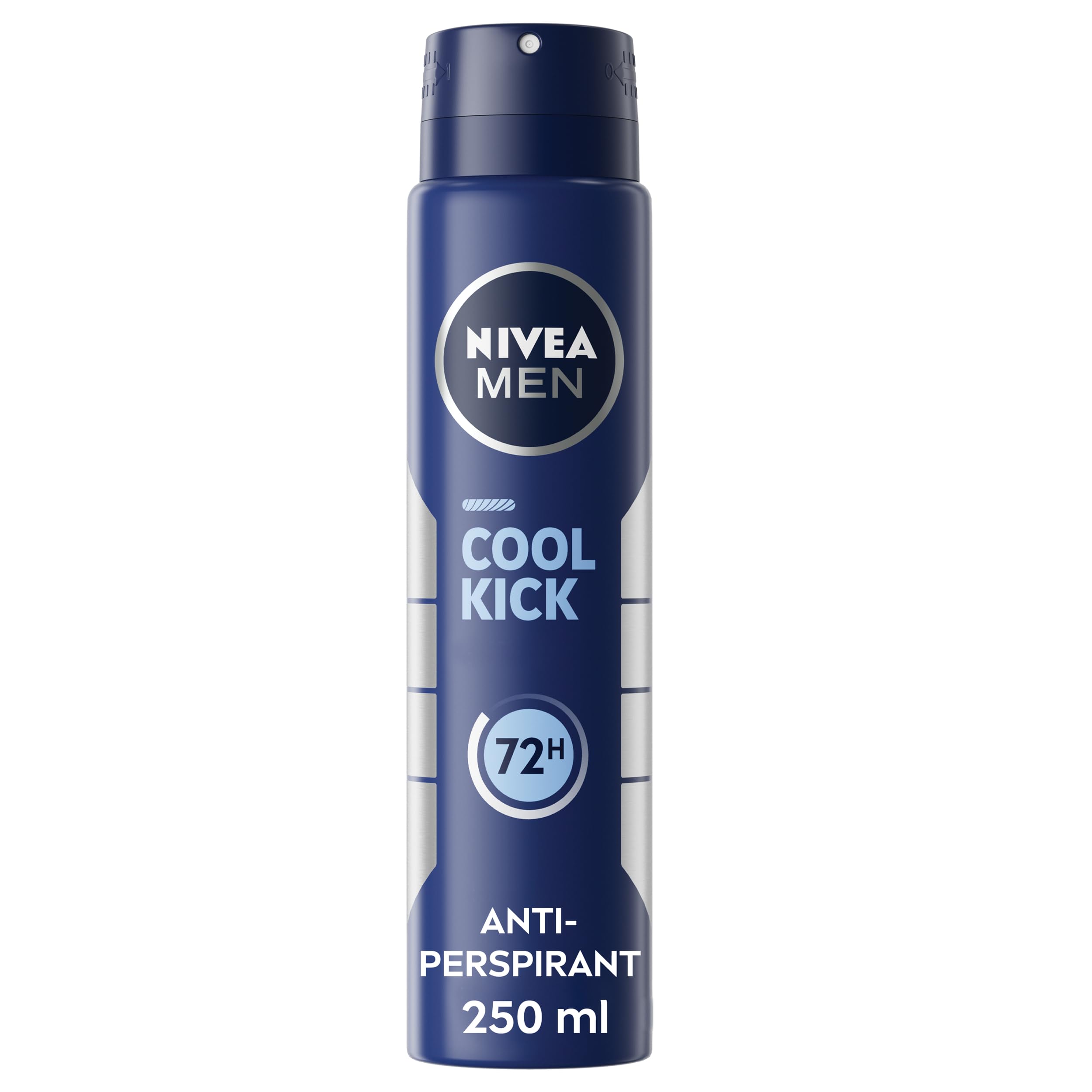 NIVEA MEN Cool Kick Antiperspirant Spray, 250 ml | Men's Deodorant Spray, 72-Hou