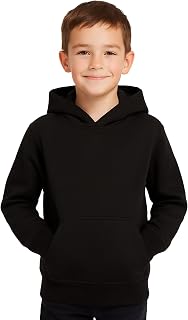 A2Z 4 Kids Girls Boys Plain Sweatshirt Tie Dye Pullover Shirt Fleece Hooded Jumper PE School Warm Coats Long Sleeve Top New Casual Fashion for Childrens Unisex Age 2-13 Years