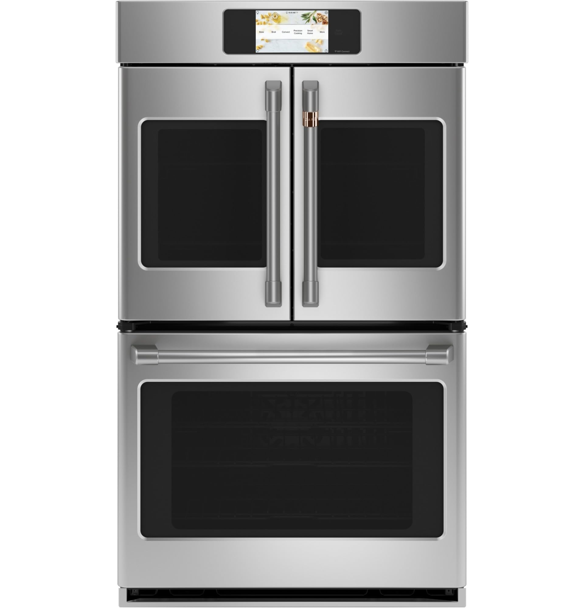Cafe CTD90FP2NS1 30" Professional Stainless Steel French Door Smart Double Wall 