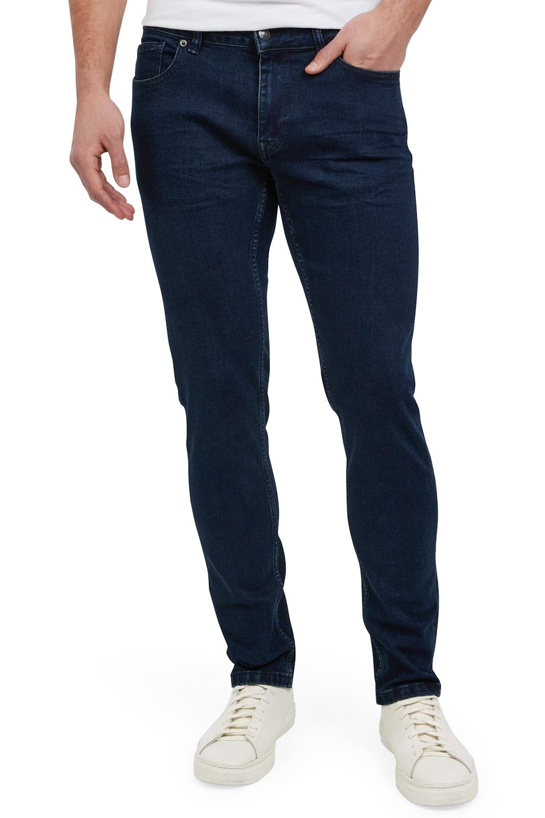DKNY Mercer Men's Skinny Jeans - Premium Stretch Denim Pants with Classic 5 Pock