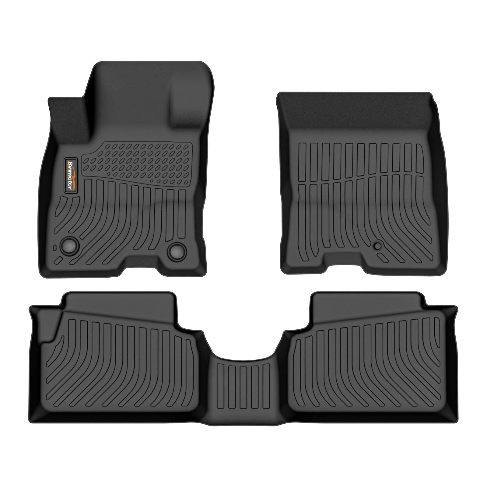 Binmotor-Floor Mats for 2022-2026 2027 Ford Maverick Hybrid | All Weather Heavy 