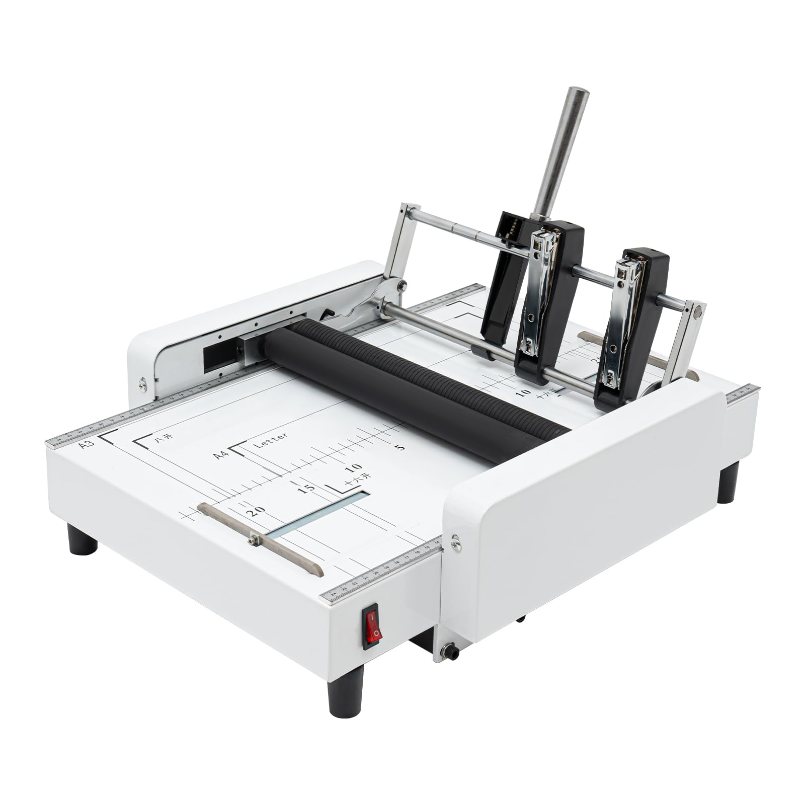 Eapmic A3 Folding Binding Machine 110V 60W 2 in 1 Manual A3 Paper Booklet Maker 