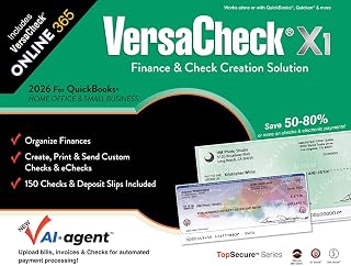 VersaCheck X1 2026 for QuickBooks (Download) + VersaCheck ONLINE Gold 1yr Sub Bundle [PC Download]