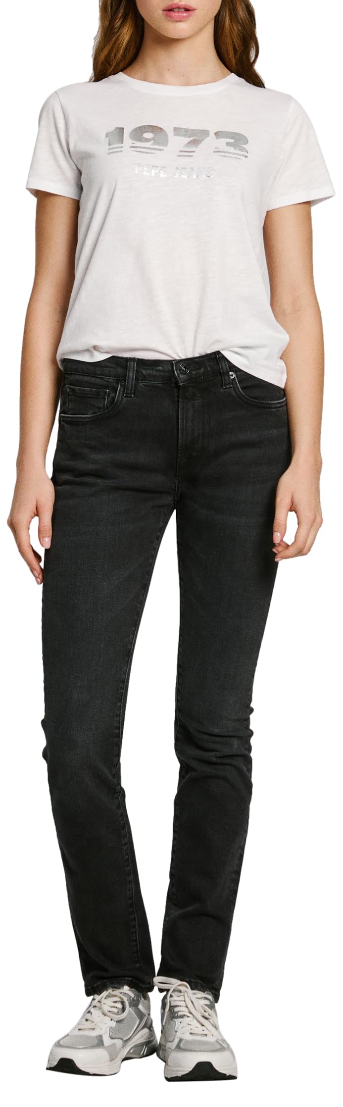 Pepe Jeans Slim Jeans MW Pl204589 - Jeans - Coupe cintrée - Femme