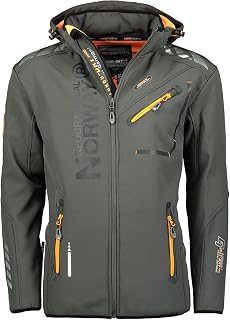 Geographical Norway Men's jacket, functional softshell jacket, leisure, breathable, hiking, outdoor BANS production