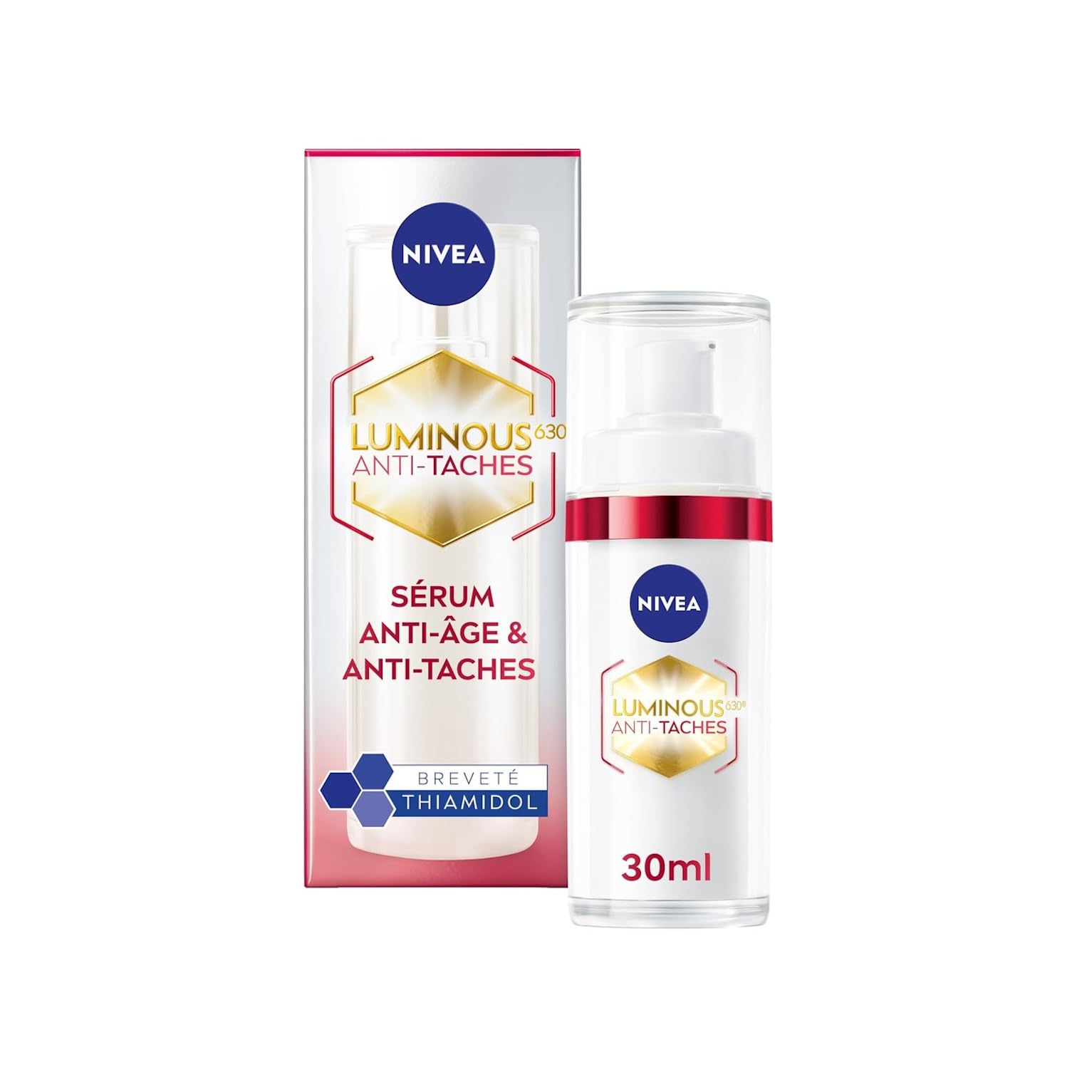 NIVEA Luminous 630 - Anti-Aging & Anti-Spot Face Serum - Deep Wrinkle Filler & C