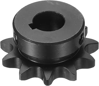 uxcell #40 Chain Roller Sprocket C Type, 5/8" Bore 11 Tooth Single Strand Chain Sprocket, Carbon Steel, Keyway with Set Screws