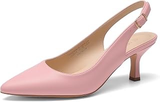 DREAM PAIRS Women's Slingback Heel Shoes