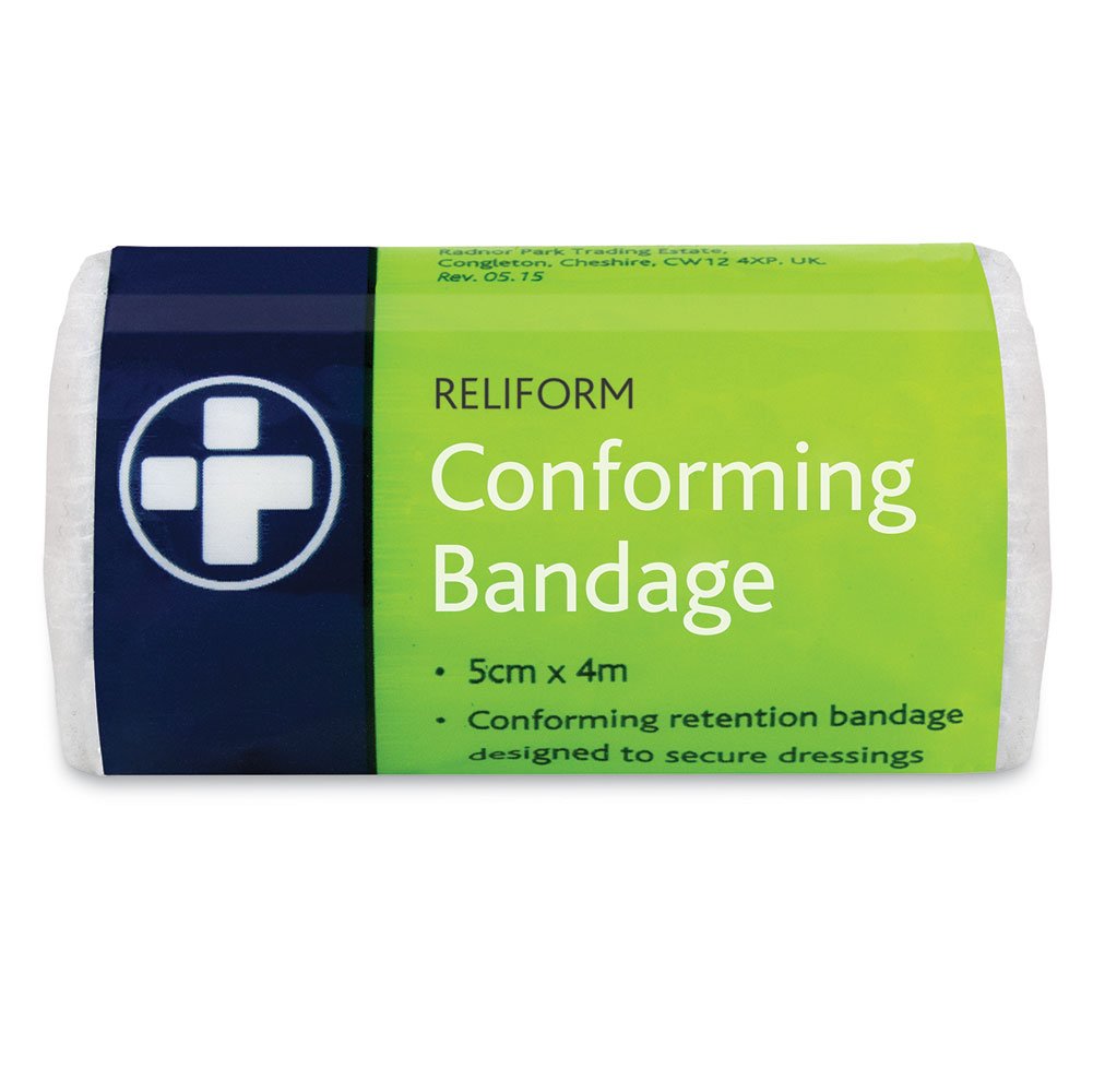 Reliance Medical Reliform Non-Sterile Conforming Retention Bandage, Soft, Comfor
