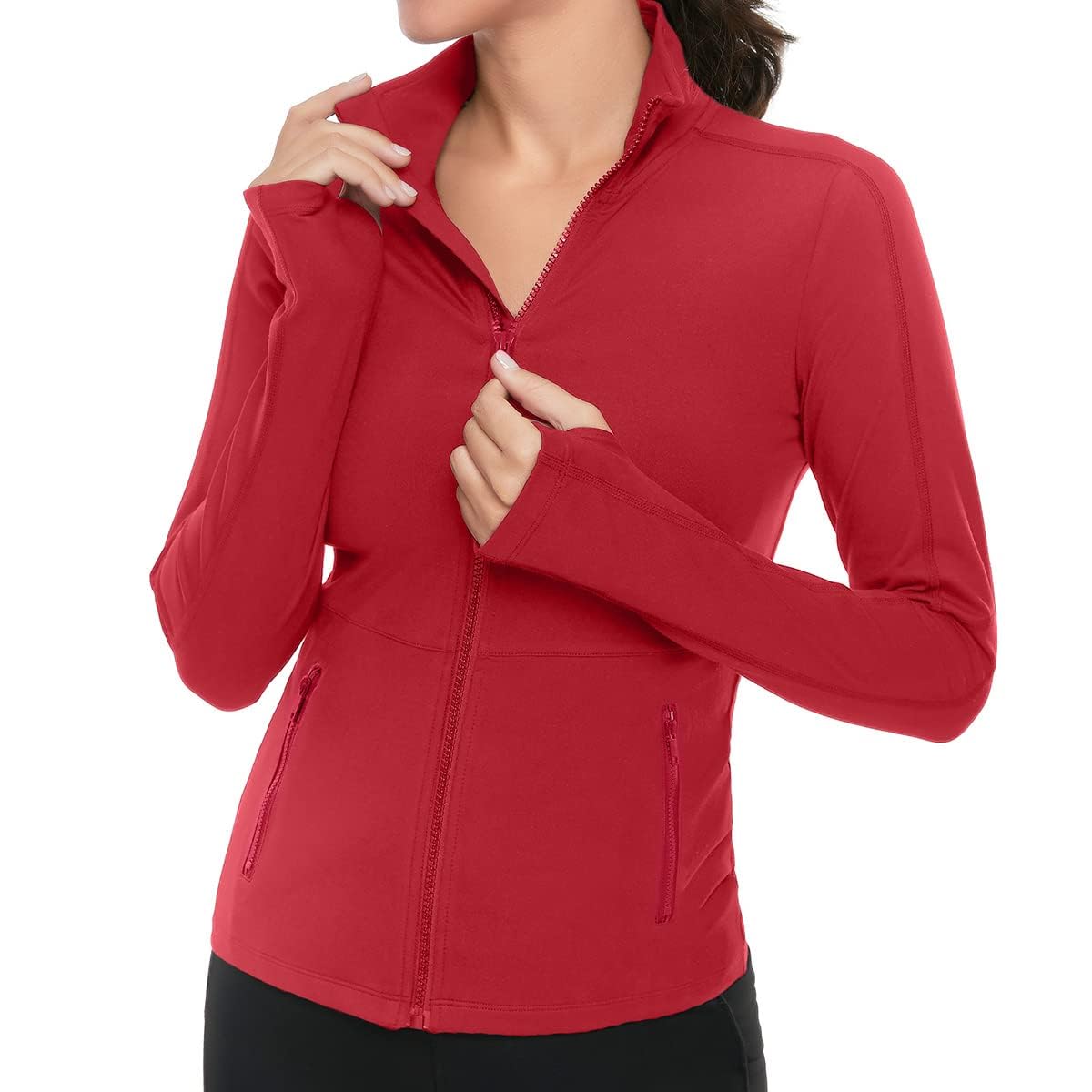 VUTRU running jacket for women sports jacket long sleeve breathable jacket with 